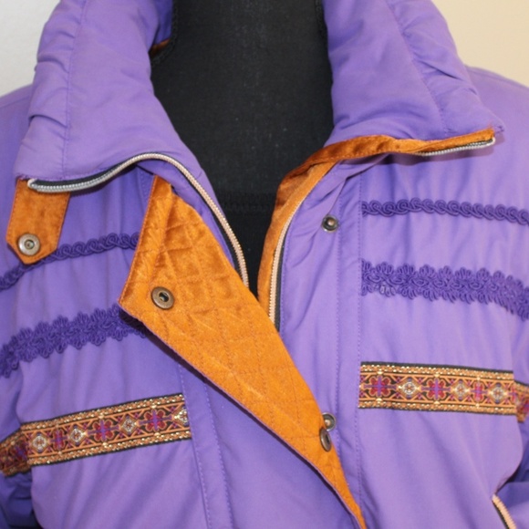SKIING PASSPORT Womens Size S Purple Jacket - Picture 5 of 8
